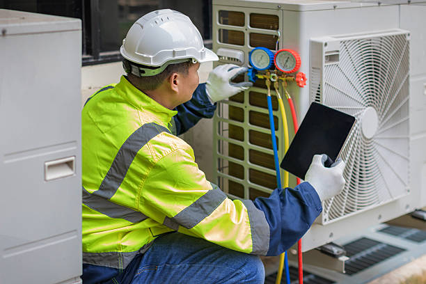 Professional Hvac Installation technician working in Guys, TN